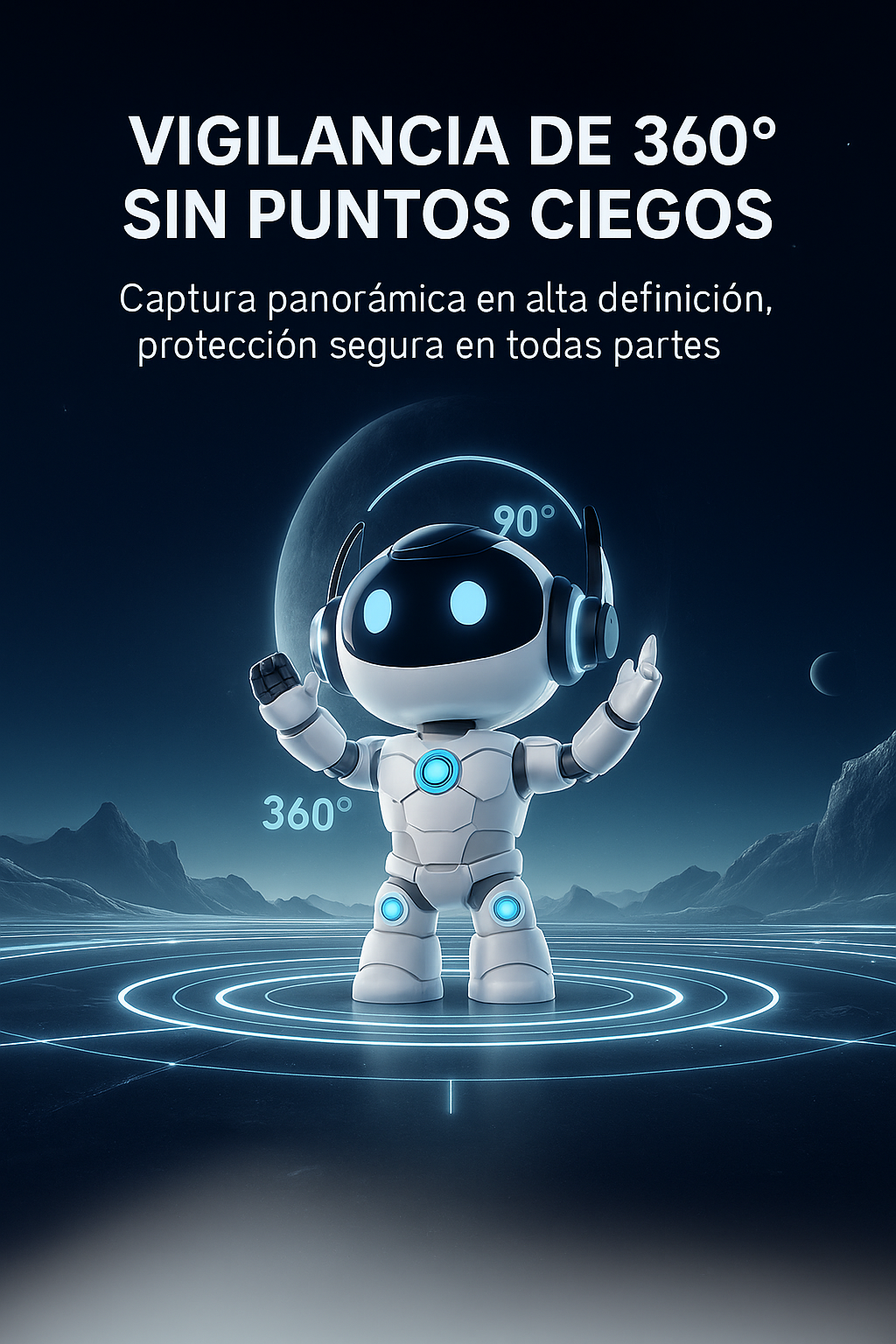 Cámara Robot HiEasy 5MP Wifi / Monitor